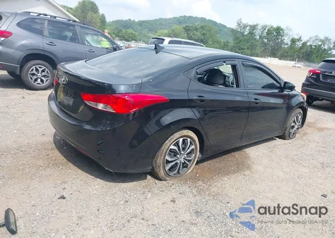 2012 Hyundai Elantra Gls из США, поврежденный, VIN 5NPDH4AE2CH070733